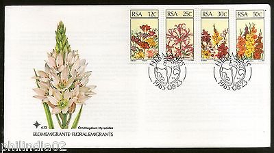 South Africa 1985 Indigenous Flowers Plant Tree Flora Sc 656-9 FDC # 16188