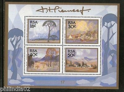 South Africa 1989 Painting by Jacob Hendrik Pierneef Art  Sc 777a MNH # 5532