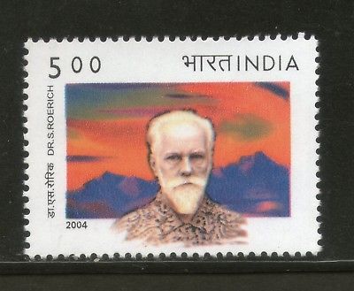 India 2004 Dr. Svetoslav Roerich Artist Painter Painting Phila-2088 MNH