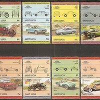 St. Lucia 1985 Motor Cars Automobile Transport 16v MNH # 3278