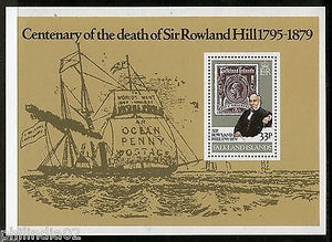 Falkland Island 1979 Sir Rowland Hill Death Centenary Sc 294 MNH M/s # 6375