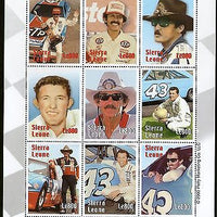 Sierra Leone 2000 Richard Petty Stock Car Racer Automobile Sc 2307 Sheet # 15111