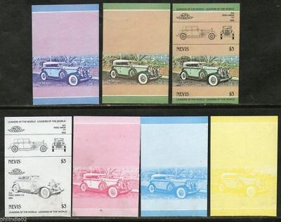 Nevis 1984 Pierce Arrow USA Car Automobile Sc 319 Progressive Proof Set MNH # 3839