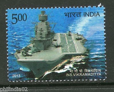 India 2013 INS Vikramaditya Ship 1v MNH
