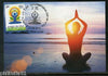 India 2015 International Day of Yoga Health Fitness Max Card # 8304
