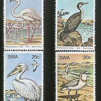 South West Africa 1979 Water Birds Flamingo Stork Wildlife Sc 429-32 MNH # 1436