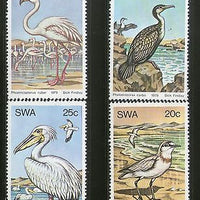 South West Africa 1979 Water Birds Flamingo Stork Wildlife Sc 429-32 MNH # 1436