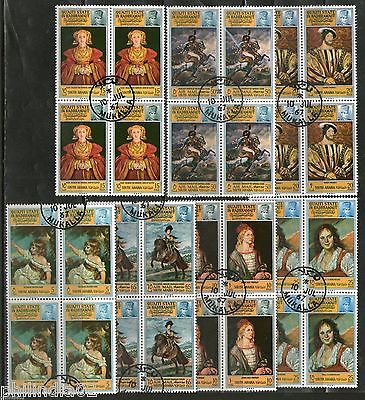 South Arabia - Qu´aiti State 1967 Famous Paintings by Durer Art BLK/4 Cancelled