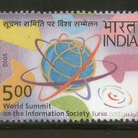 India 2005 UN World Summit Information Society Phila-2152 MNH
