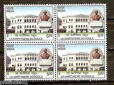 India 2011 La Martiniere Schools Architecture Education Phila-2695 BLK/4 MNH