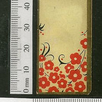 India 1950's Blank French Print Vintage Perfume Label Multi-Colour # 1027