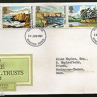 Great Britain 1981 National Trusts Paintings Art River Landscape 5v FDC # 6521