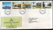 Great Britain 1981 National Trusts Paintings Art River Landscape 5v FDC # 6521