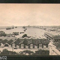 Sri Lanka Ceylon Colombo Harbour & Jetty Ships View / Picture Post Card # PC106