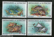 St. Vincent Grenadines 1984 Fishes Marine Life SPECIMEN Sc 399-402 MNH # 3419