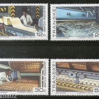 Transkei 1985 Match Box Industry Machinaery Sc 163-66 MNH # 1767