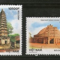 Vietnam 2018 India Joints Issue Ancient Arch Sanchi Stupa PhoMinh Pagoda MNH # 3999