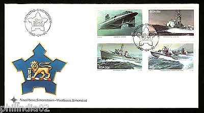 South Africa 1982 Naval Submarine Ship Caot of Arms Sc 560-63 FDC # 16161