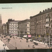 Austria Kärntnerstrasse Street View Wien Vienna Vintage Picture Post Card # PC51