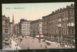 Austria Kärntnerstrasse Street View Wien Vienna Vintage Picture Post Card # PC51
