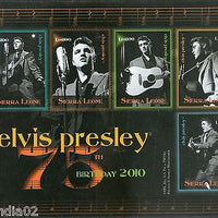 Sierra Leone 2010 Elvis Presley Cinema Film Music Sc 2065 Sheetlet MNH # 9108