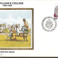 Isle of Man 1983 William's College Colorano Silk Cover # 13300