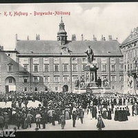 Austria Detachment of Castle Guard Wien Vienna Vintage Picture Post Card # PC49