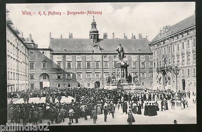 Austria Detachment of Castle Guard Wien Vienna Vintage Picture Post Card # PC49
