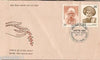 India 1977 Jotirao Phooley & S. Bapat Phila-743-44 FDC