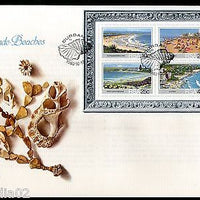 South Africa 1983 Beaches Yatch Shell Transport Painting Sc 625a M/s FDC # 15229