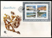 South Africa 1983 Beaches Yatch Shell Transport Painting Sc 625a M/s FDC # 15229