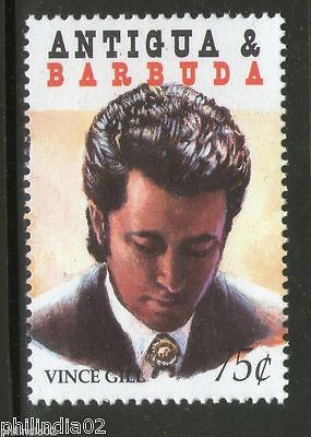 Antigua 1994 Vince Gill Sc 1830f Stars of Country & Western Music Film CinemaMNH