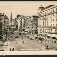 Austria Kärntnerstrasse Street View Wien Vienna Vintage Picture Post Card # PC56