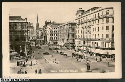 Austria Kärntnerstrasse Street View Wien Vienna Vintage Picture Post Card # PC56
