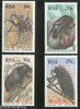 South Africa 1986 Maltese Cross Insects Beetles Wildlife Sc 678-81 MNH # 4283