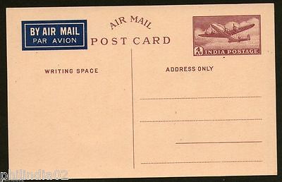 India 1950 4As Air Mail Post Card Jain-AP5 MINT # 5609 Postal Stationary