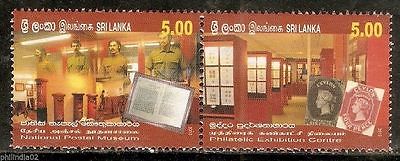 Sri Lanka 2010 National Postal Museum & Philatelic Exhibition Centre Se-tenan MNH # 3187