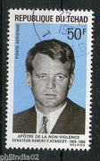 Chad 1969 Robert F. Kennedy Apostle of Non-Violence Sc C55 Cancelled # 12886A