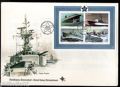 South Africa 1982 Return of Simonstown Naval Submarine Ship Sc563  M/s FDC # 260