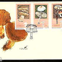 Ciskei 1987 Mushrooms Fungi Plant Food Sc 102-105 FDC # 16479