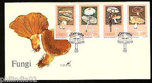 Ciskei 1987 Mushrooms Fungi Plant Food Sc 102-105 FDC # 16479