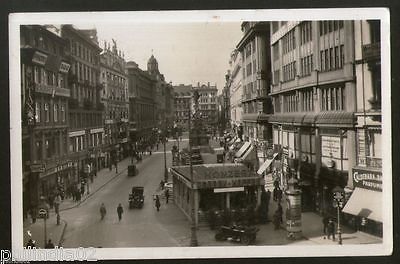 Austria 1935 Graben Street Wien Vienna Vintage Picture Post Card to France #PC24