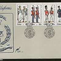 Ciskei 1983 Military Uniforms Cape Mounted Rifles Costume Sc 64a-e FDC # 16248