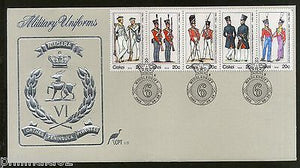 Ciskei 1983 Military Uniforms Cape Mounted Rifles Costume Sc 64a-e FDC # 16248