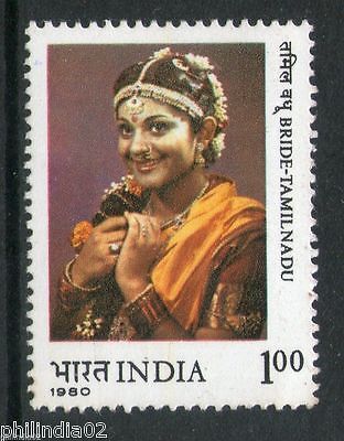 India 1980 Indian Brides - Tamilnadu Phila-840 1v MNH