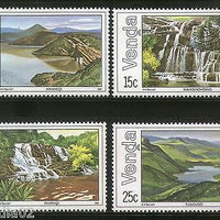 Venda 1981 Waterfalls Dam Lake Tourism Place Sc 44-47 MNH # 4323