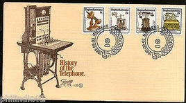 Bophuthatswana 1982 History of Telephones Science Telecom Sc 92-95 FDC # 16084