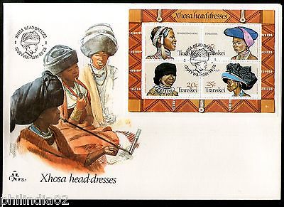 Transkei 1981 Xhosa Women’s Headdresses Art Jewellery Sc 90a M/s on FDC # 15218