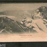 Switzerland 1904 Pilatus - Kulm  Mit Esel Lake Used View Post Card to India 15