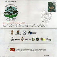 India 2014 World Association of Zoos & Aquariums Biodiversity Sp. Cover #18238C